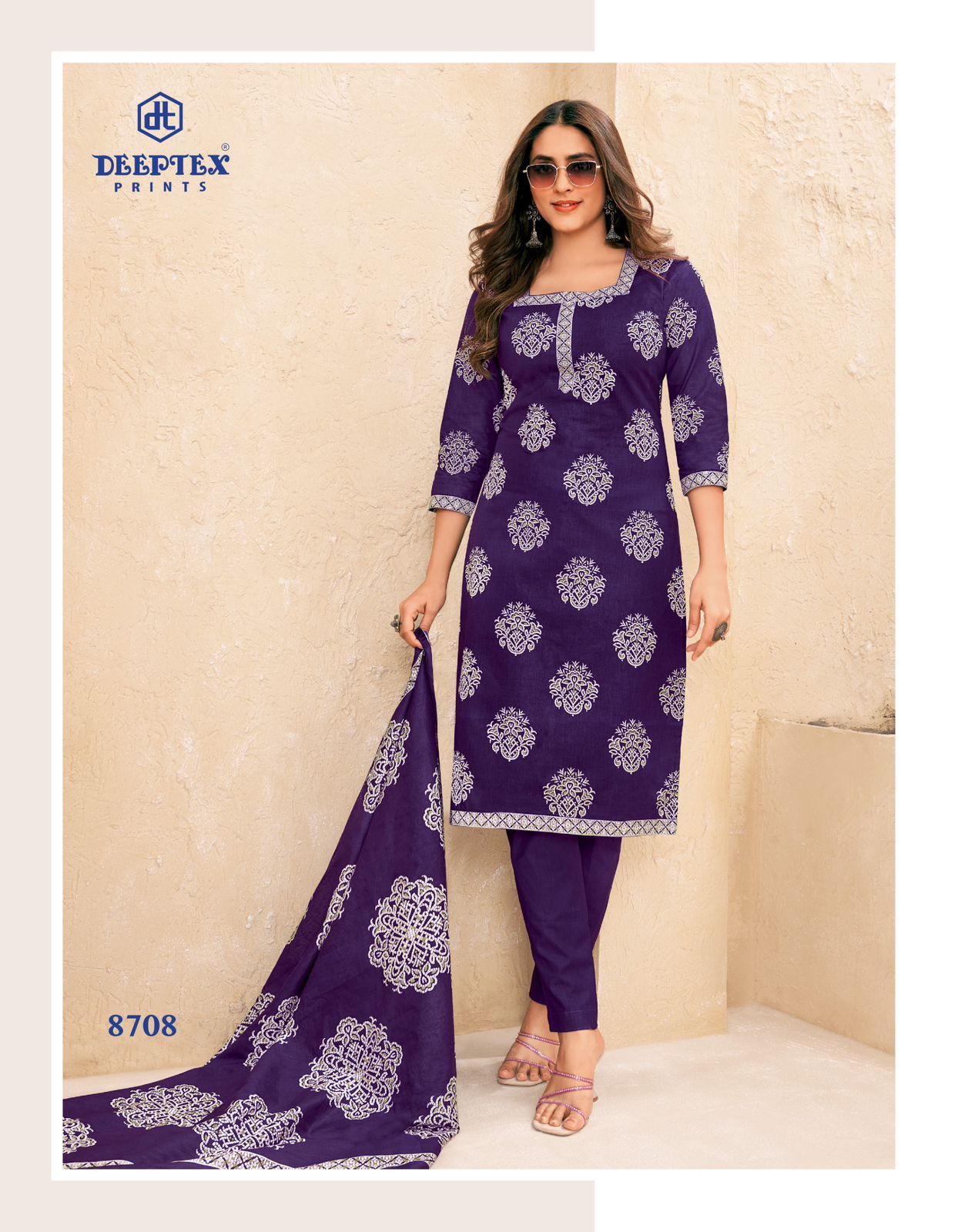 Miss India Vol 87 By Deeptex Cotton Printed Dress Material Wholesale Price In Surat
